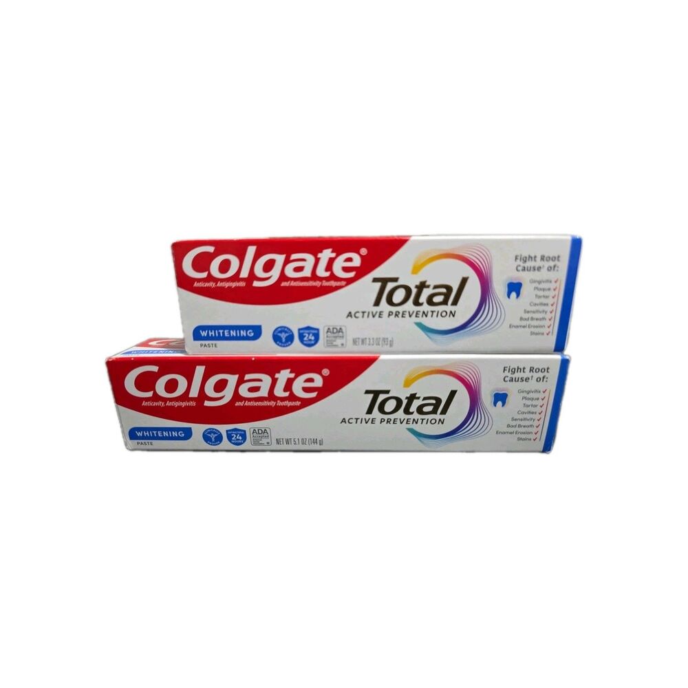 Pack‎ Of 6 Colgate Total Active Protection Toothpaste, 3.3oz /5.1oz - Picture 5 of 8